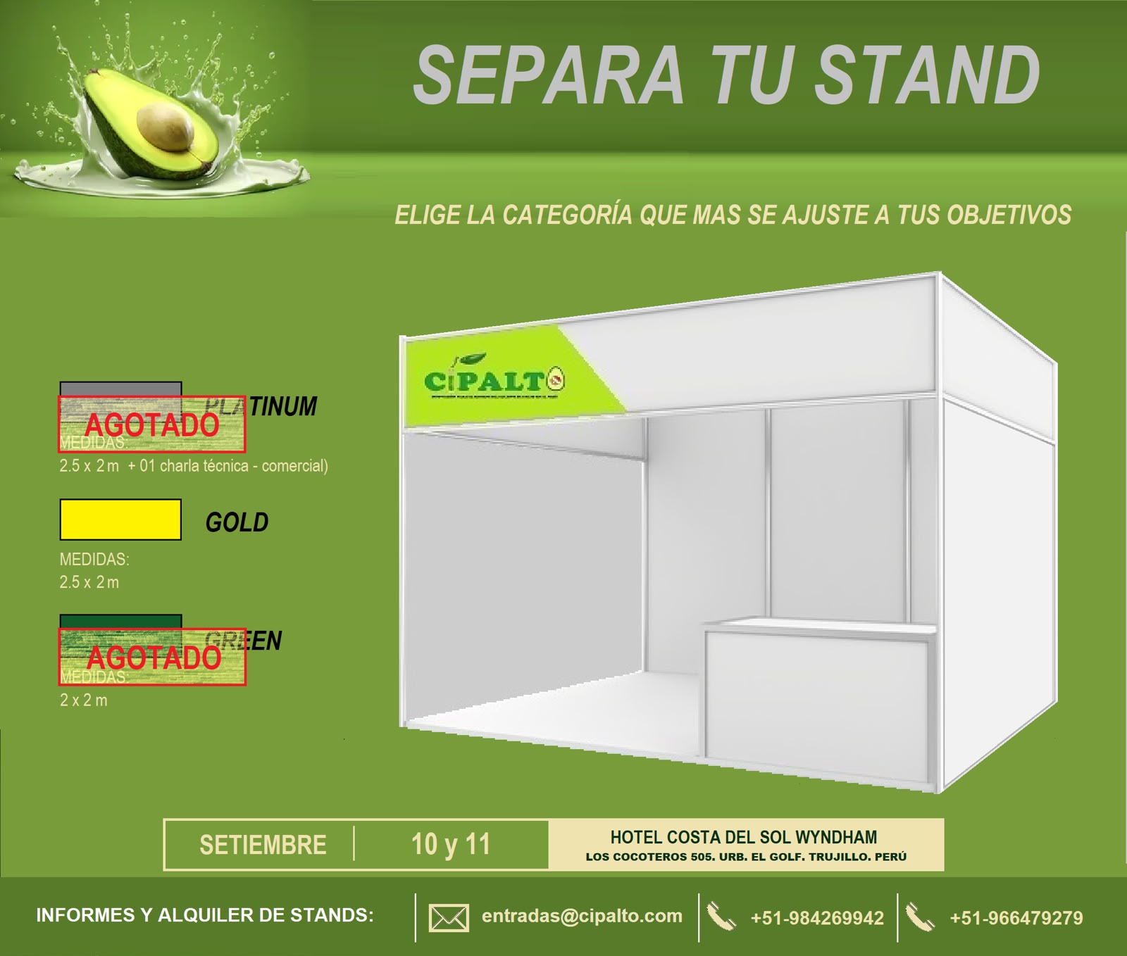 Separa tu stand - New